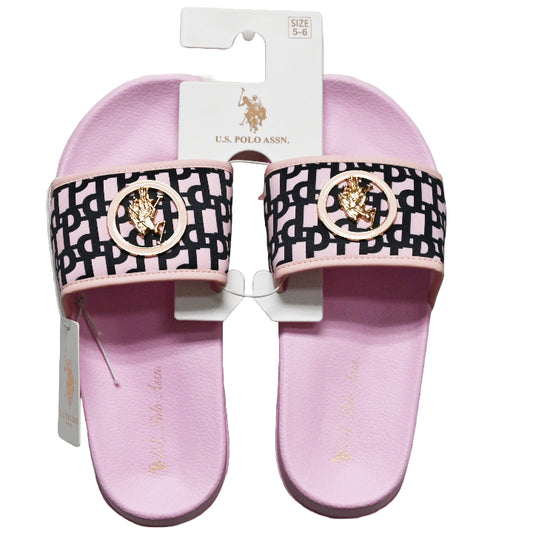 U.S. POLO ASSN. LADIES PINK SANDALS C/P 24