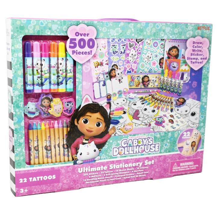 GABBY'S DOLLHOUSE ULTIMATE STATIONERY SET C/P 12