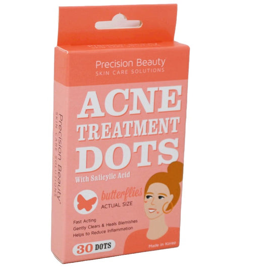 30pk BUTTERFLY ACNE TREATMENT DOTS PRECISION BEAUTY C/P 72