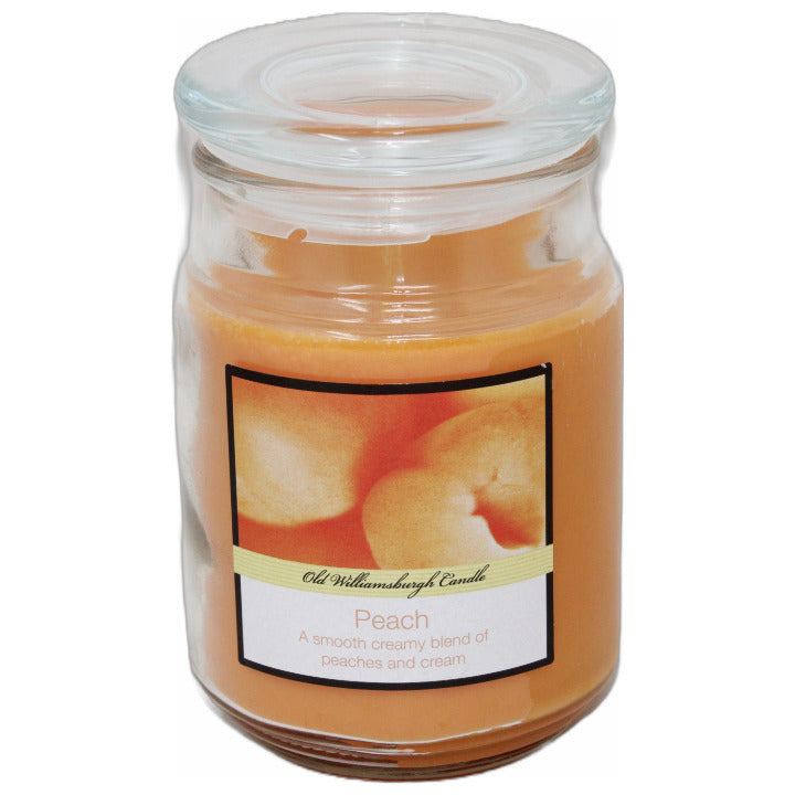 18oz OW PEACH CANDLE C/P 6