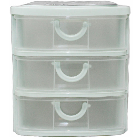 LONDON FOG 3-DRAWER LT. GREEN MINI ORGANIZER C/P 12