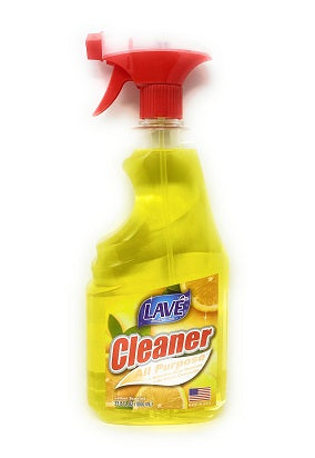 Lave - 33.8oz Lemon All Purpose Cleaner C/P 12