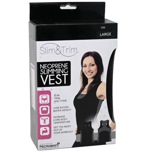 LRG BLK/GRY WOMEN NEOPRENE VEST (BOXED) C/P 12