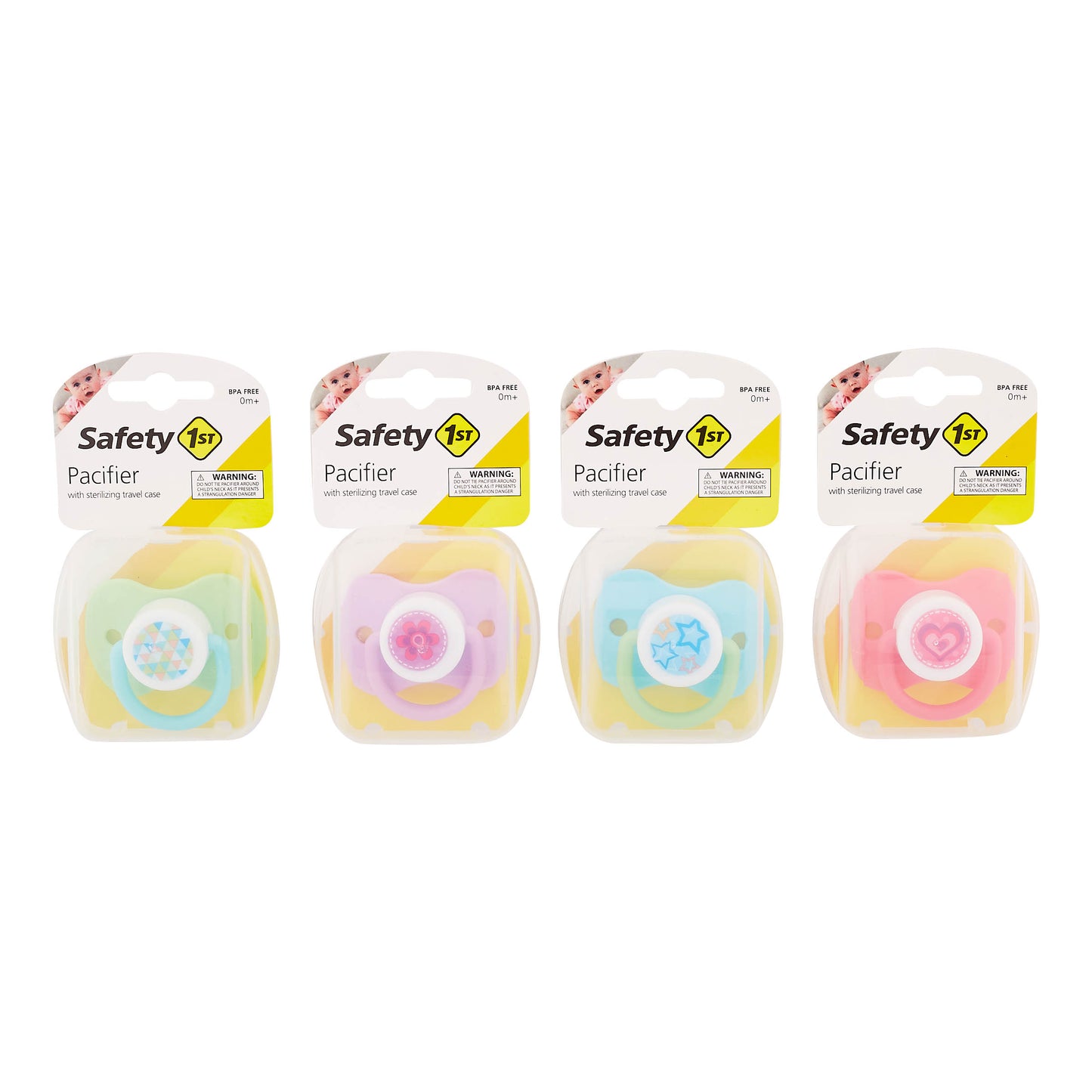 Safety 1st PACIFIER W/STERILIZING TRAVEL CASE C/P 36