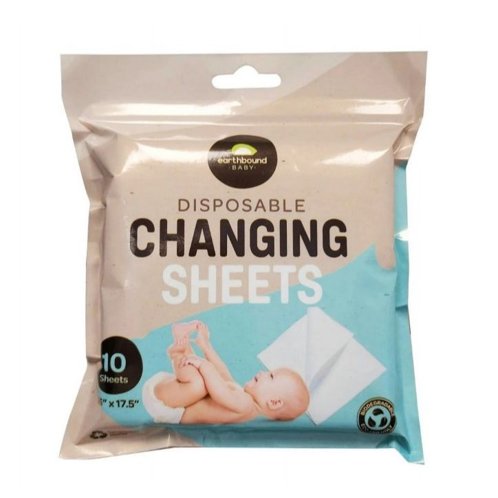 10pk Baby Changing Sheets Earthbound C/P 48
