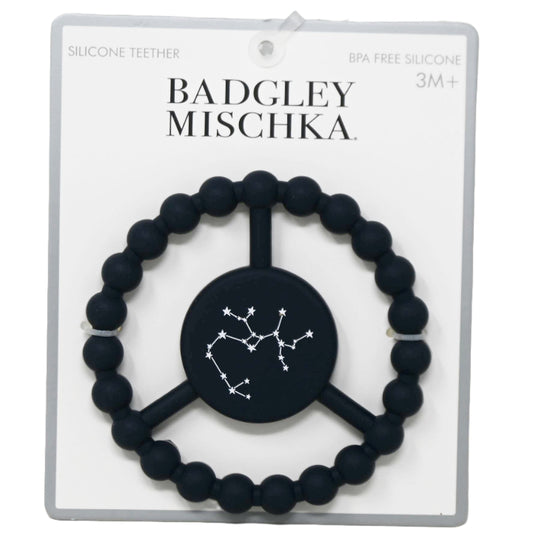 1pc Silicone Peace Teether - Navy Constellation Print C/P 100