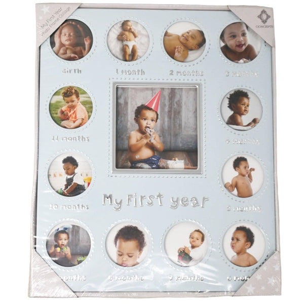 Blu 12 Month Collage Frame C/P 24