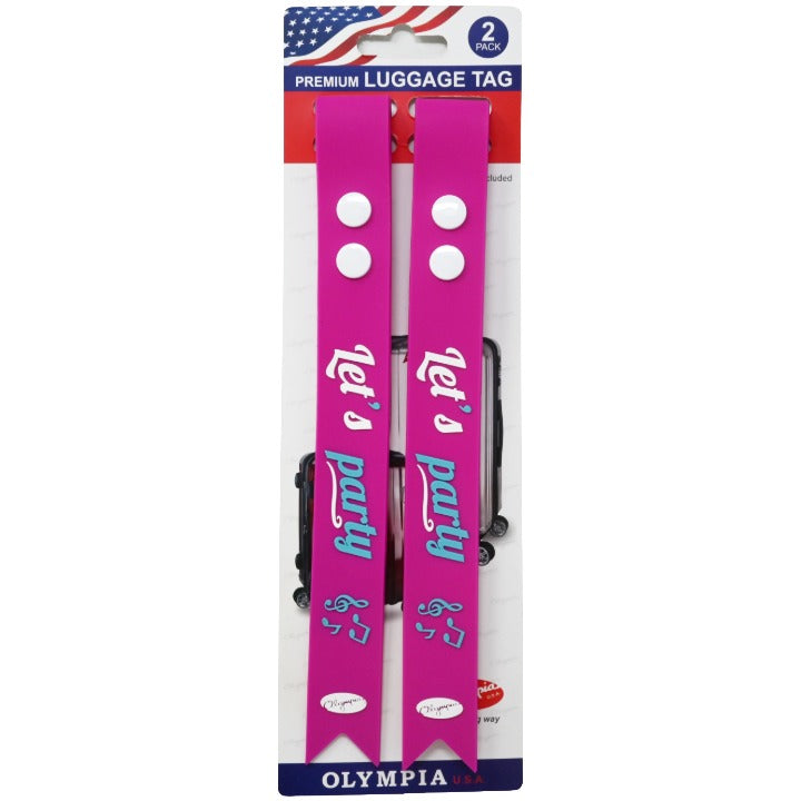 2pk Pnk Long Lug Tags C/P 72 Olympia