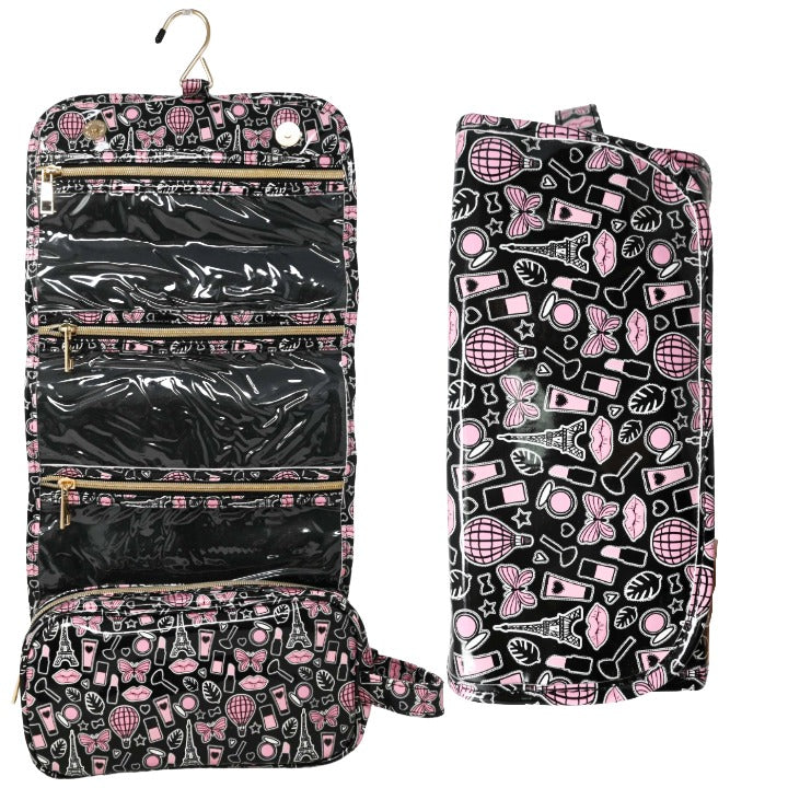 BLK MAKEUP VALET BAG (NO UPC, HAS PROP 65 LABEL) C/P 56