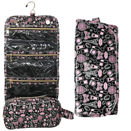 BLK MAKEUP VALET BAG (NO UPC, HAS PROP 65 LABEL) C/P 56