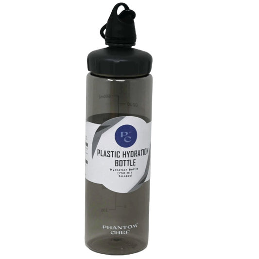 25.3oz Smoke Bottle w/Clasp Hydration (750 ml) PET BPA Free C/P 48