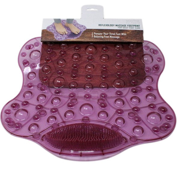 DARK ASH REFLEXOLOGY MASSAGE FOOTPRINT MAT C/P 36