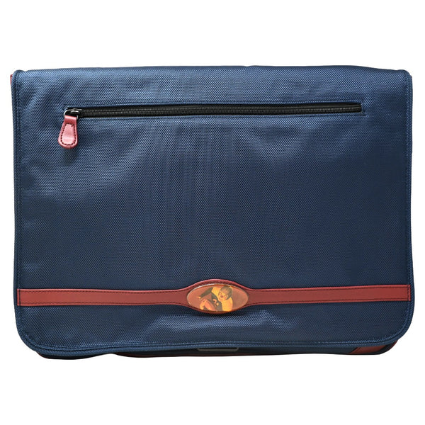 Nvy Brg 15" Messenger Bag C/P 5 Mobile Edge
