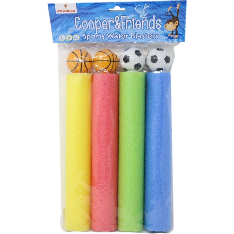 4pk SPORTS COOPER & FRIENDS WATER BLASTER C/P 18