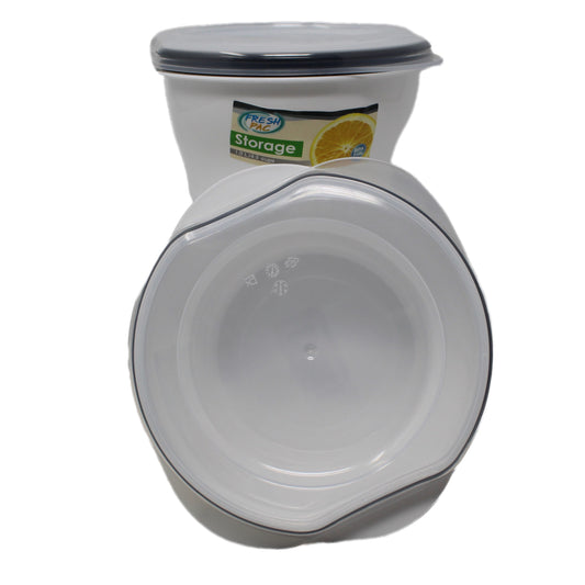 CONTAINER, 1LTR ROUND W/CLEAR LID C/P 24