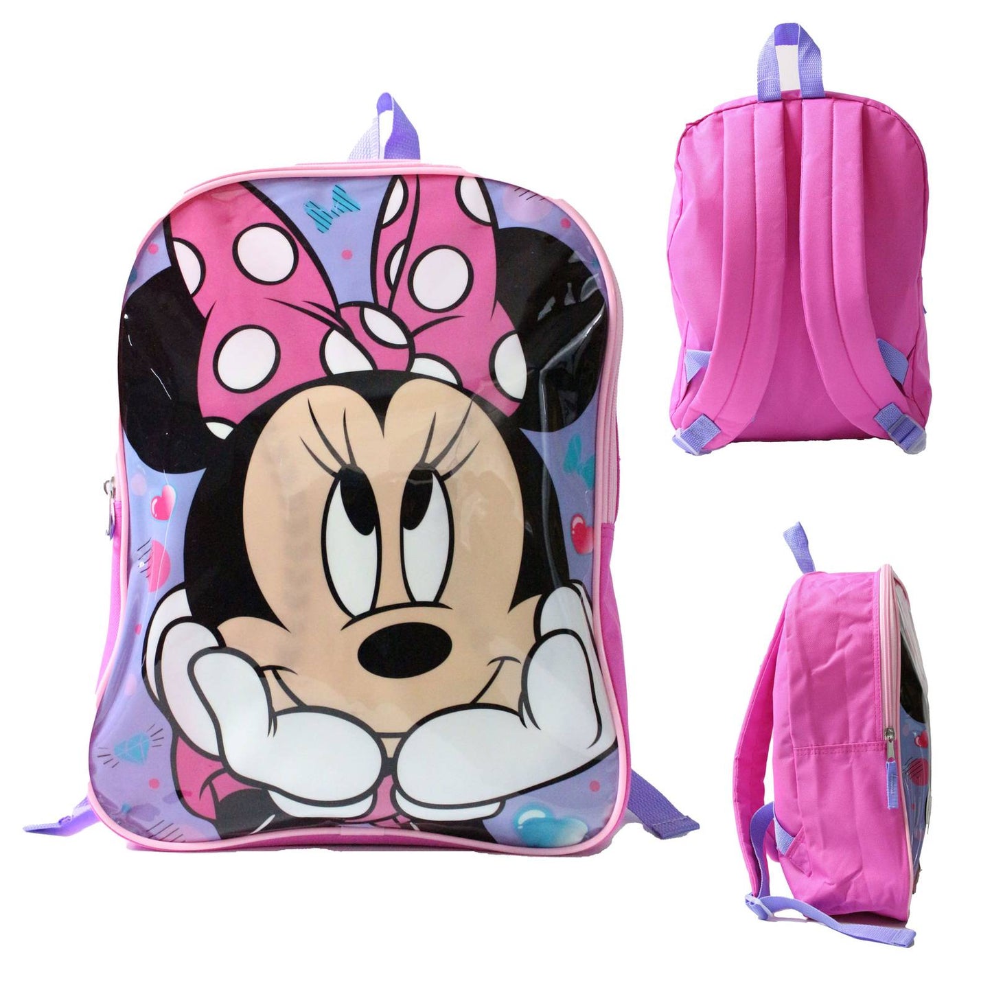 15" MINNIE MOUSE OPP BACKPACK C/P 12