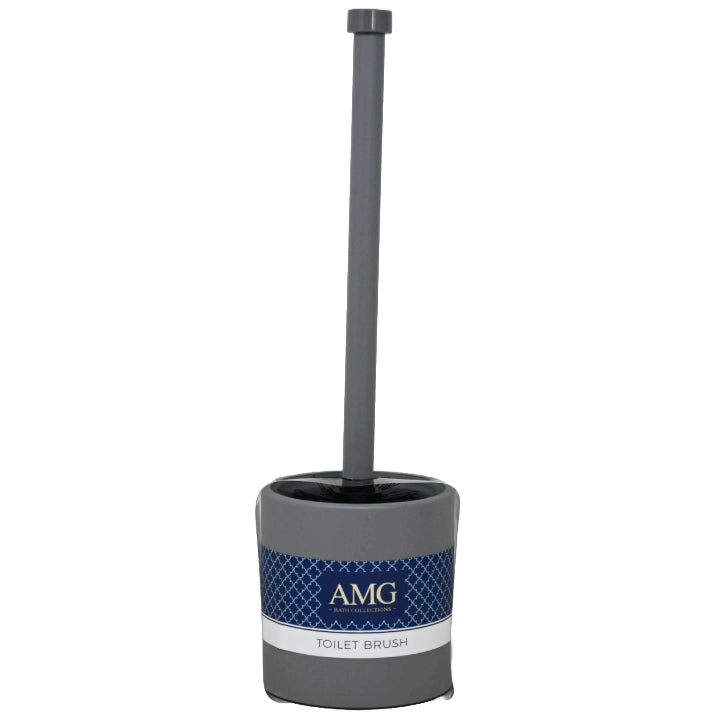 MATTE GREY TOILET BRUSH HOLDER C/P 12