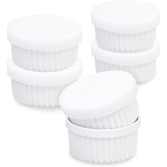 6pc Ramekin Set White C/P 1