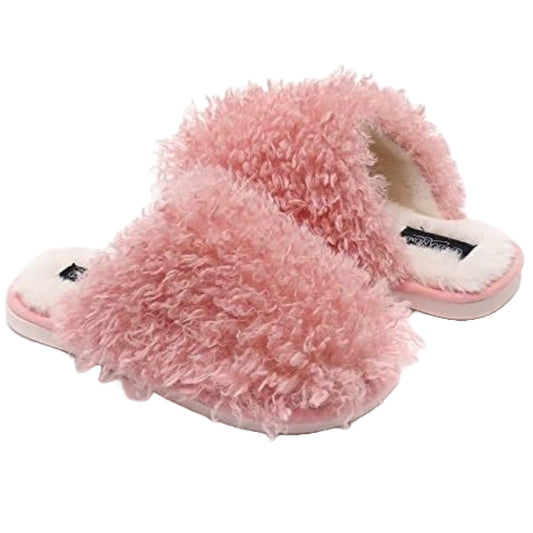 PINK LADIES SLIPPERS SIZE 8 C/P 18