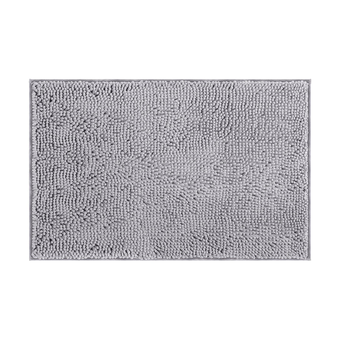 20"x30" ULTIMATE GREY SOLID BATHROOM RUG C/P 18