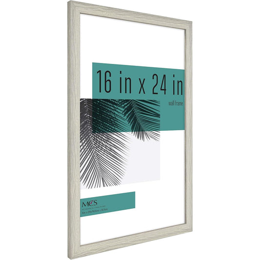 2pk 16"x24" FRAME GRAY STUDIO GALLERY WOODGRAIN C/P 1