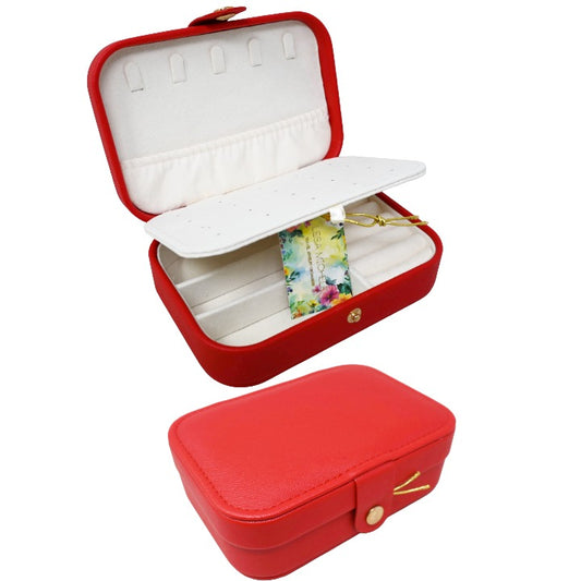 4x6 Red Jewelry Organizer C/P 60 LESA MICHELE Jewelry Box