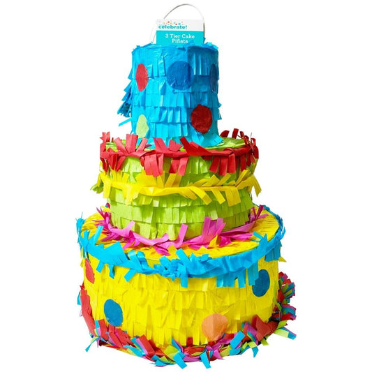 LUV HER 3 Tier Cake Pinata 13"x13"x18" C/P 4