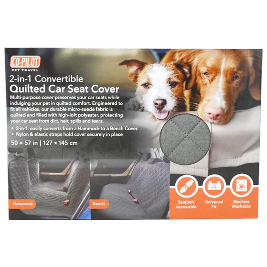 51x58" Pet Quilted Car Seat Hammock Style Co-Pilot Pet Travel C/P 8