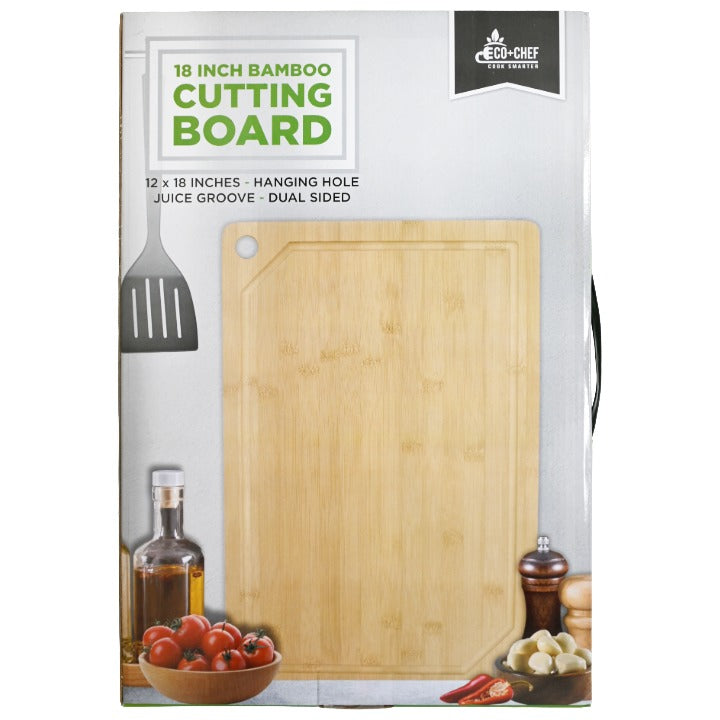 XL Bamboo Cutting Board C/P 8 Eco and Chef