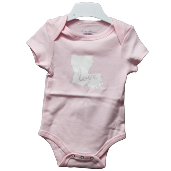 Pink Onesie, 3-6 month, Louisiana C/P 48