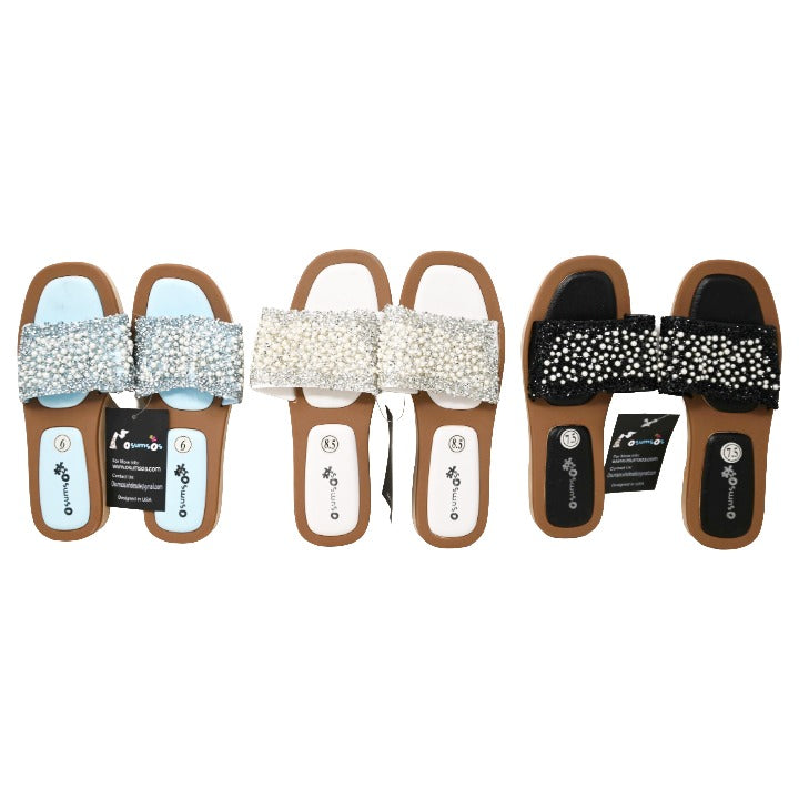 *OUT OF CA* WOMEN SLIDE SANDALS 3-ASST COLOR/5-ASST SIZE C/P 20