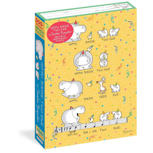 300pc Hippo Birdie Two Ewe Jigsaw Puzzle C/P 14