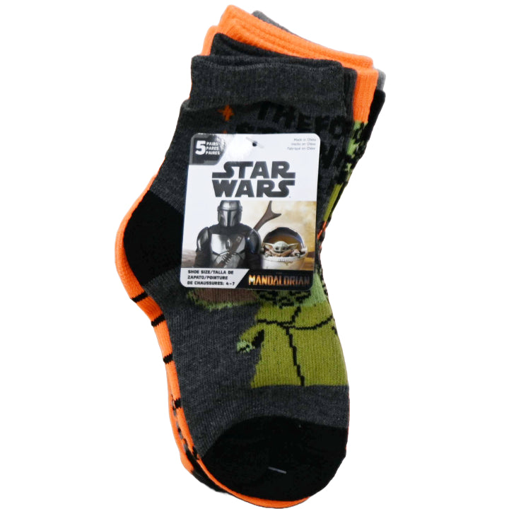 5pk 2T-4T THE MANDALORIAN HALLOWEEN SOCKS C/P 60