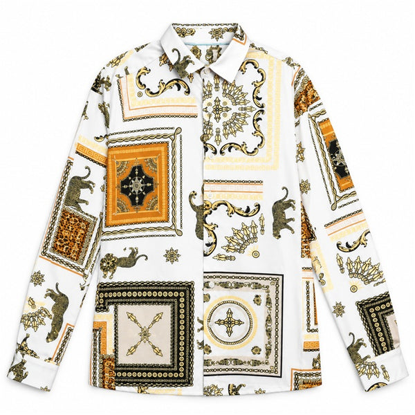 Ecr Gld LS Frames Shirt C/P 60 Drill Clothing Co.