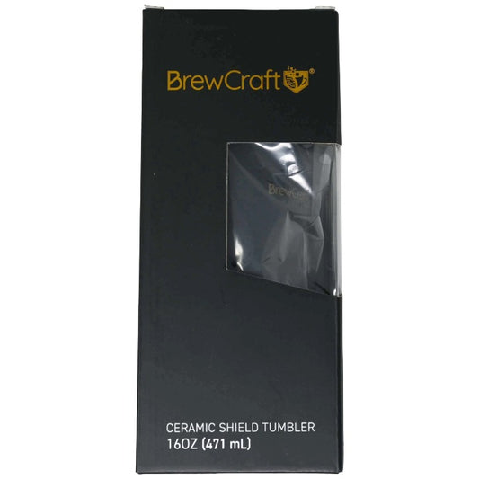 16oz Blk Ceramic Tumbler C/P 30 BrewCraft