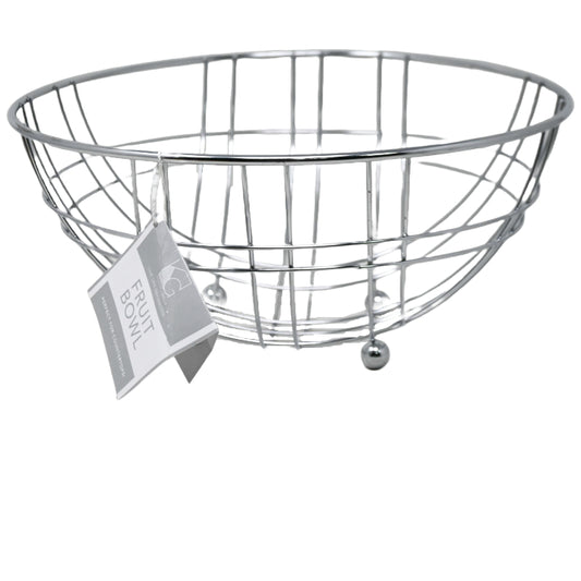 Double Wire Grid Fruit Basket C/P 24