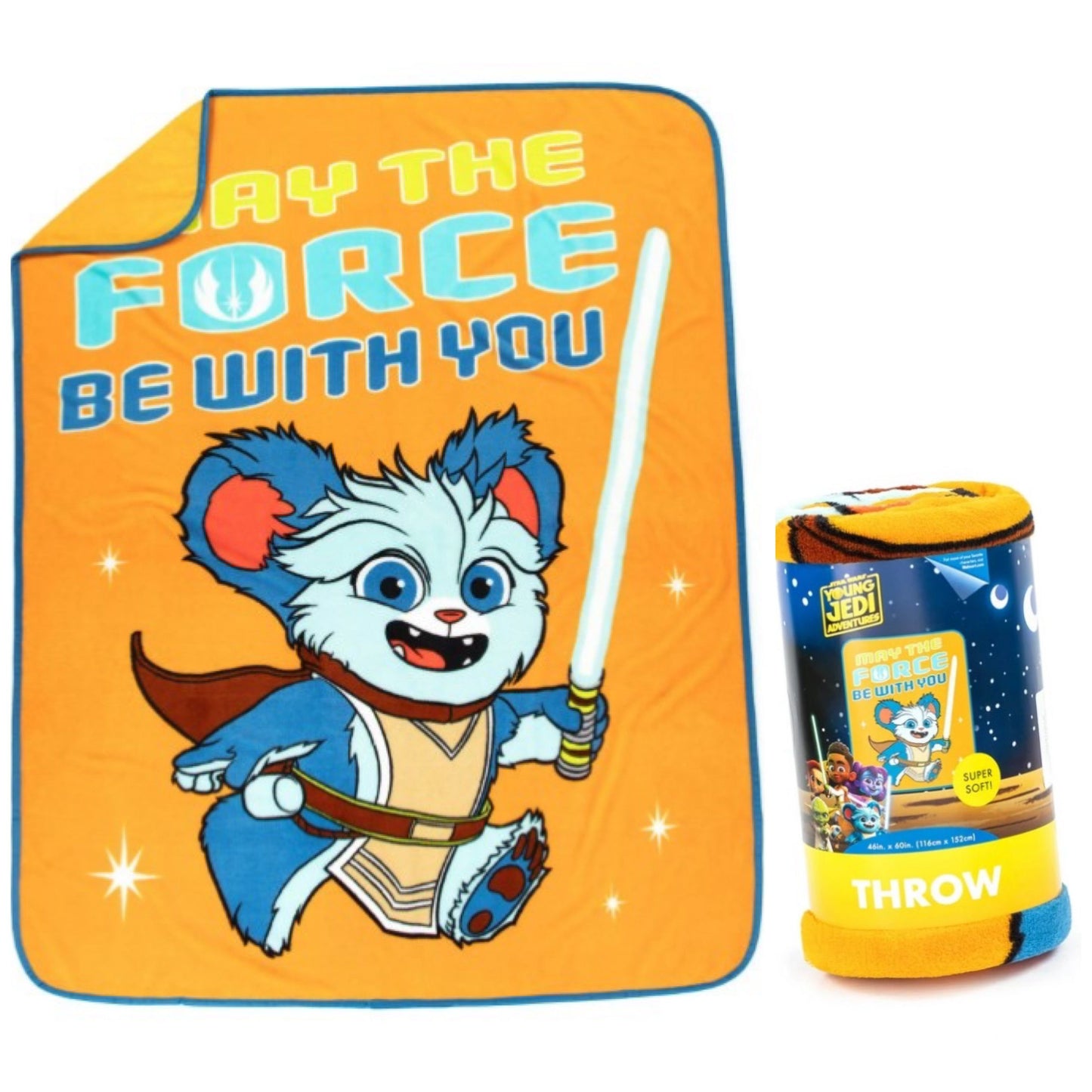 SW Young Jedi Throw 46"x60" C/P 6