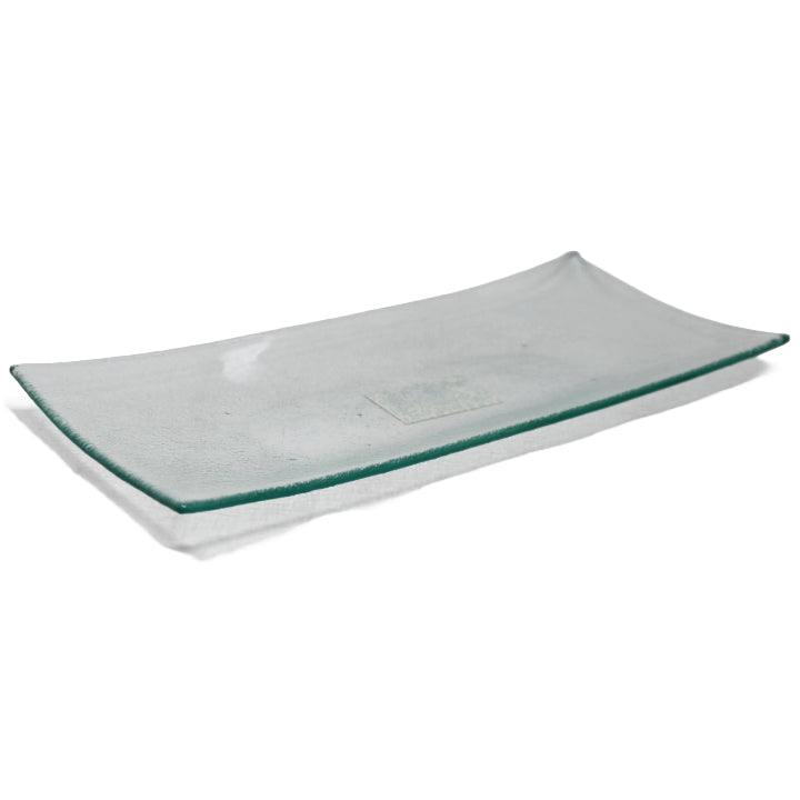 14.57"x6.69" RECT. GLASS PLATTER C/P 12