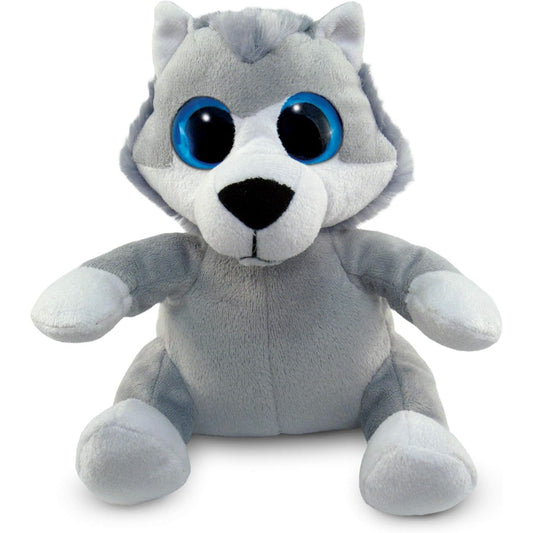 6" WOLF BIG EYE PLUSH C/P 60