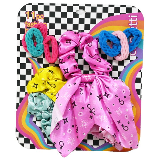 11pc Girls Hair Accessories Set Confetti C/P 72