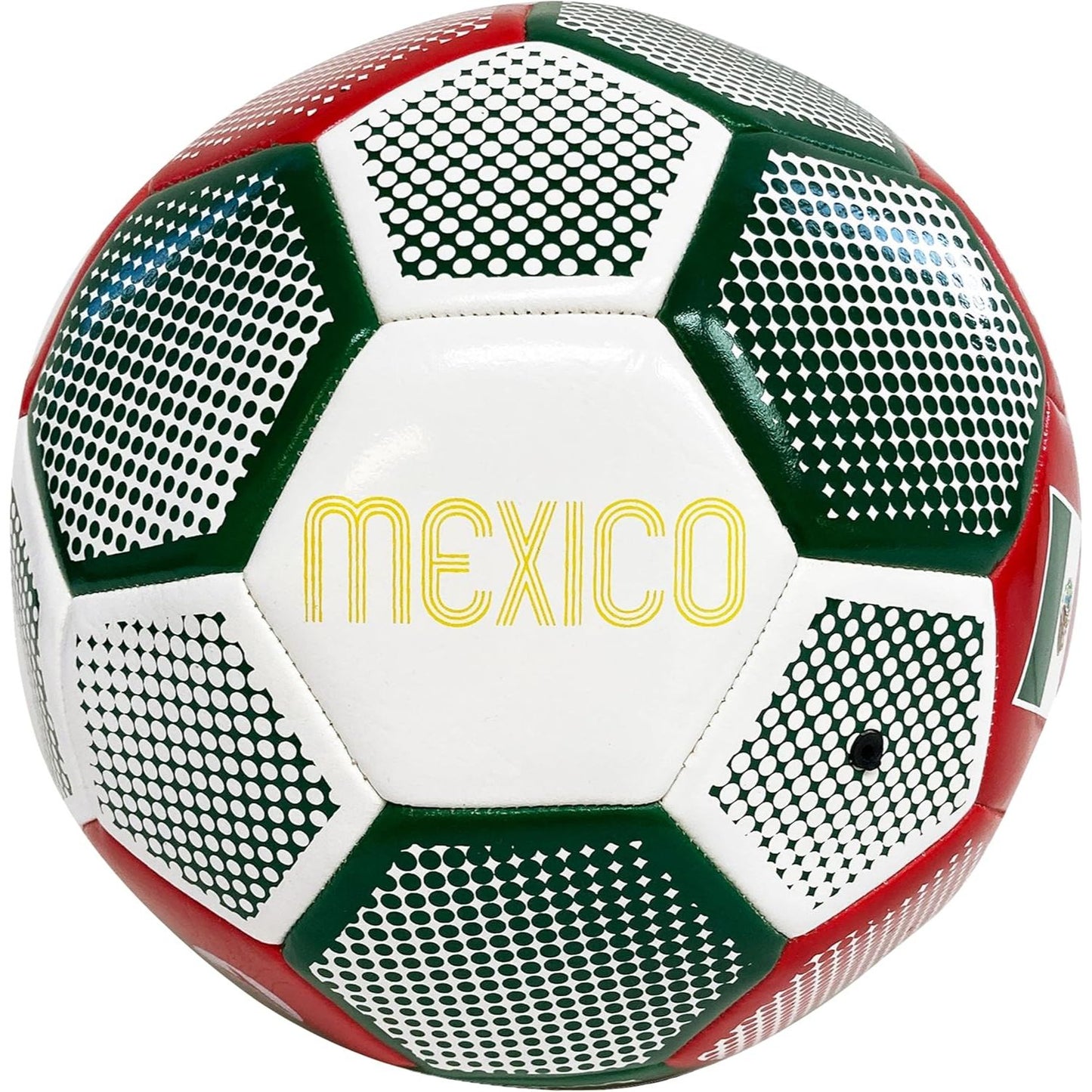 TOP SPIRIT SIZE 5 MEXICO SOCCER BALL HALFTONE INFLATED/BOXED C/P 12
