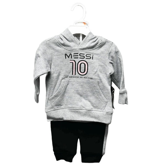 2pc BOYS MESSI LS TOP/PANT JOGGER SET, 3-ASST SIZE (12m-18m-24m) C/P 24