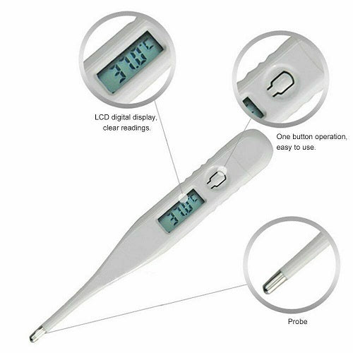 Brioppe Diginal Thermometer T12, Beeper Alarm, Mercury Free, Autho Shut-off C/P 288