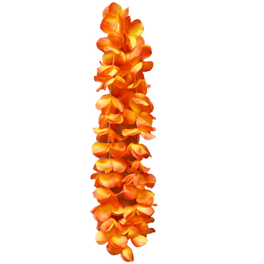 Orange Hawaiian Lei 41" Round C/P 288