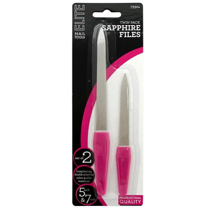 2pc 5" & 7" NAIL FILE SET C/P 144