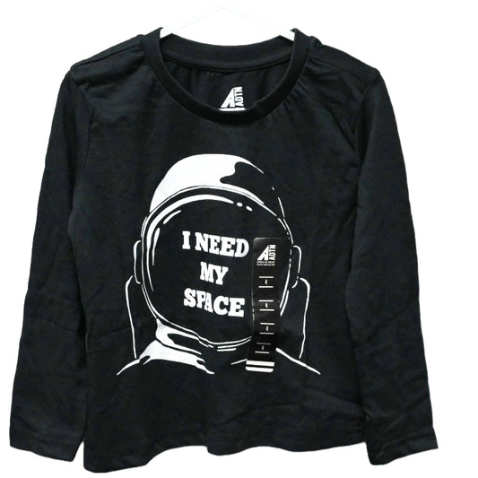 BOYS SIZE 4-7 LONG SLEEVE NEED MY SPACE ASTRONAUNT T-SHIRT C/P 24