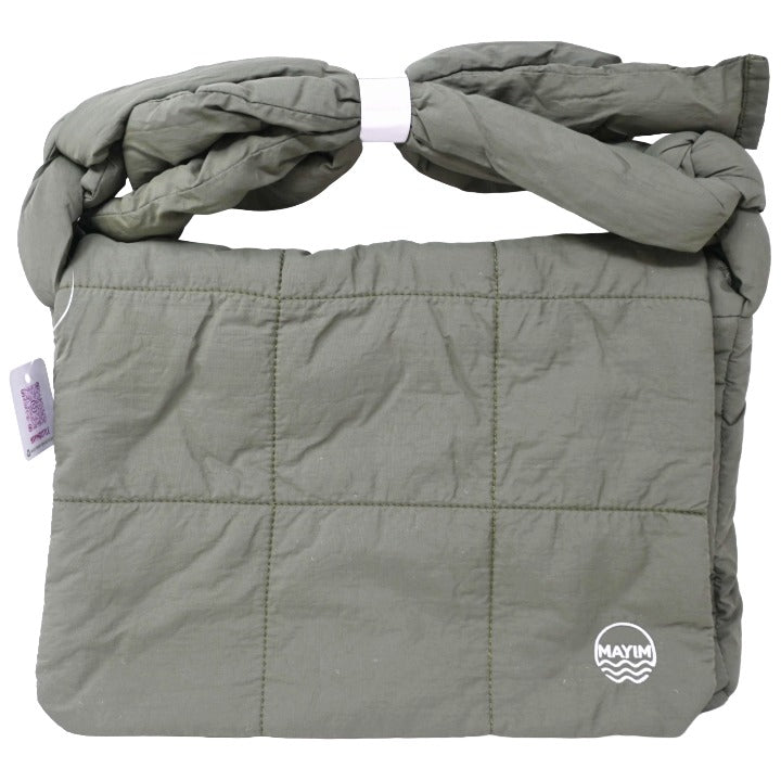 Dk Green Quilted Crossbody Bag C/P 48
