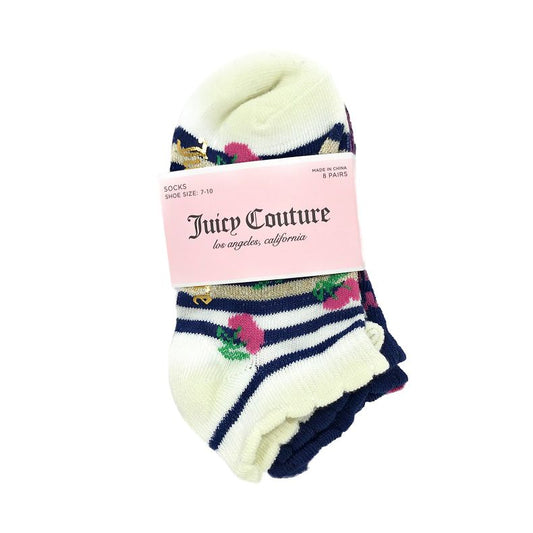 4-6 8PK JUICY GIRLS CHERRIES SOCKS C/P 60