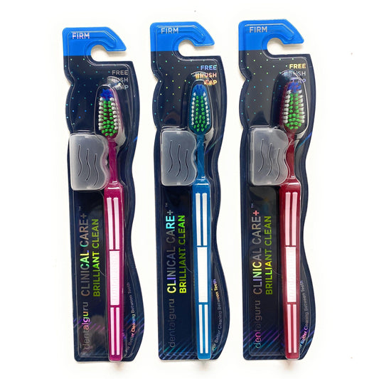 DENTAL GURU CLINICAL CARE+BRILLIANT TOOTHBRUSH (FIRM) C/P 24