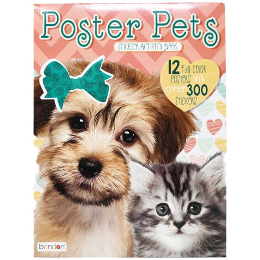 Poster Pets Activity Book C/P 15